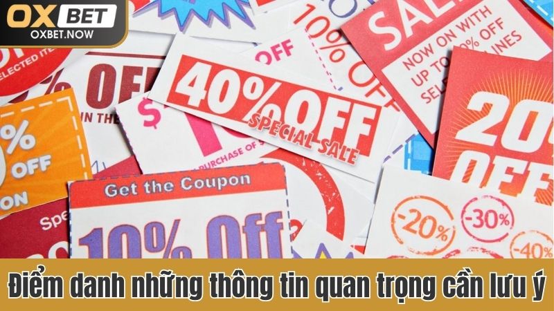 Điểm danh những thông tin quan trọng cần lưu ý