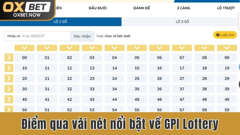 Điểm qua vài nét nổi bật về GPI Lottery