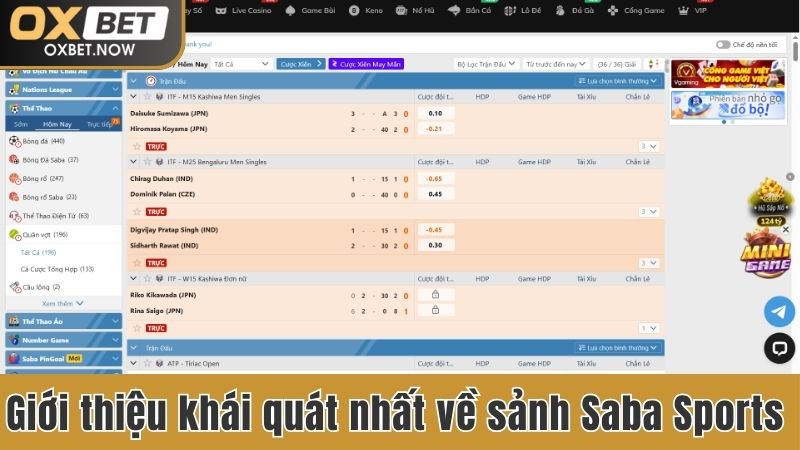 Giới thiệu khái quát nhất về sảnh Saba Sports